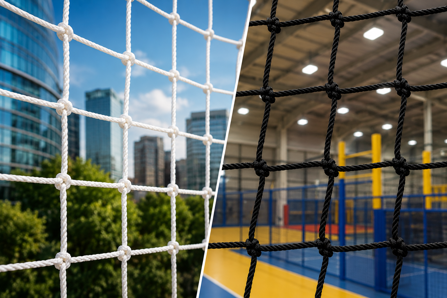 Industrial warehouse safety net