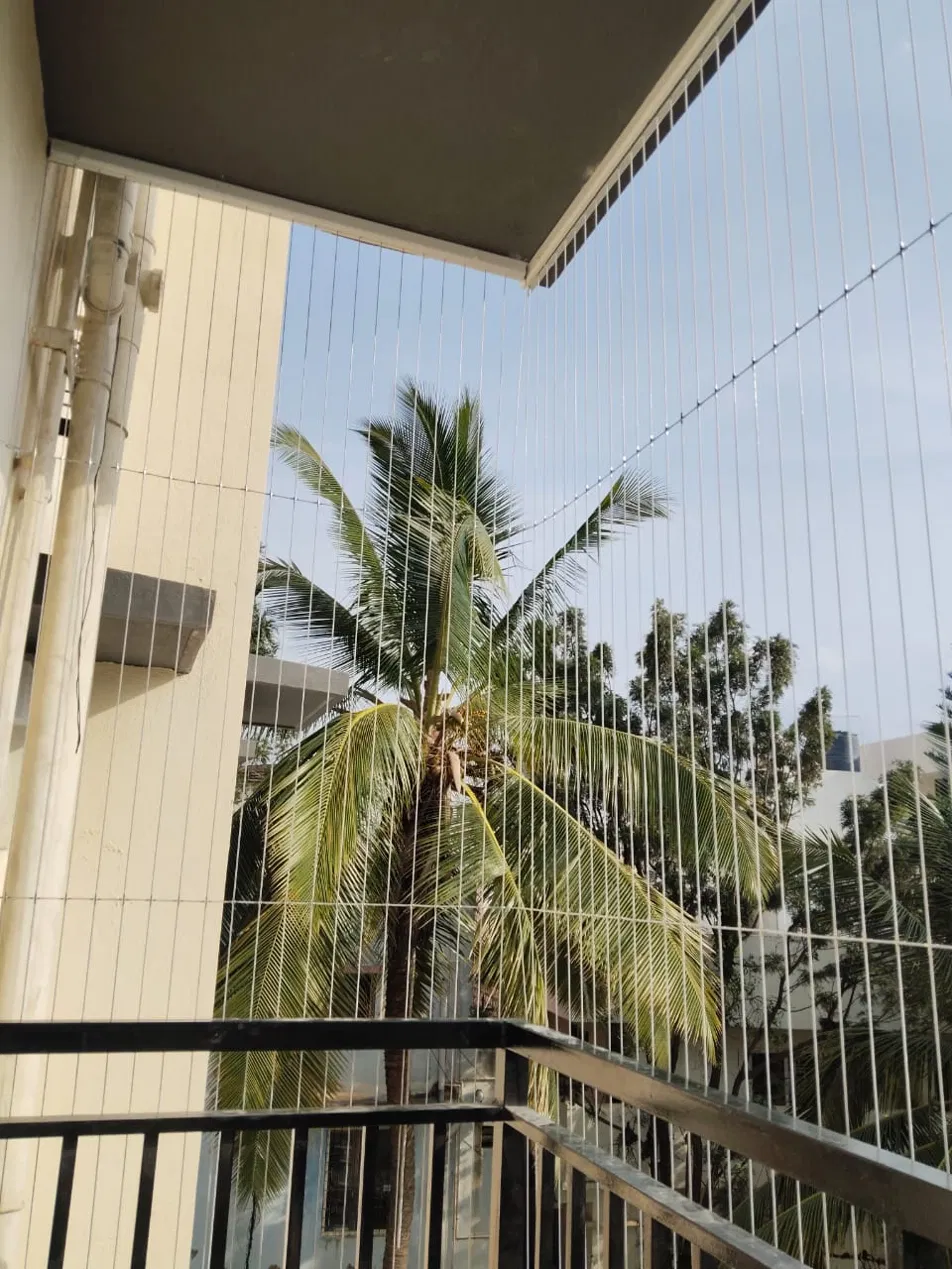 Construction safety net for high-rise building