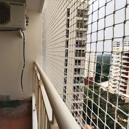 Netting Experts' Bird Net for Balcony in Whitefield, Marathahalli, HSR Layout, Sarjapura Road, KR Puram, Bannerghatta, Electronic City, Hoodi Circle, Bangalore, Mysore and Throughout Karnataka