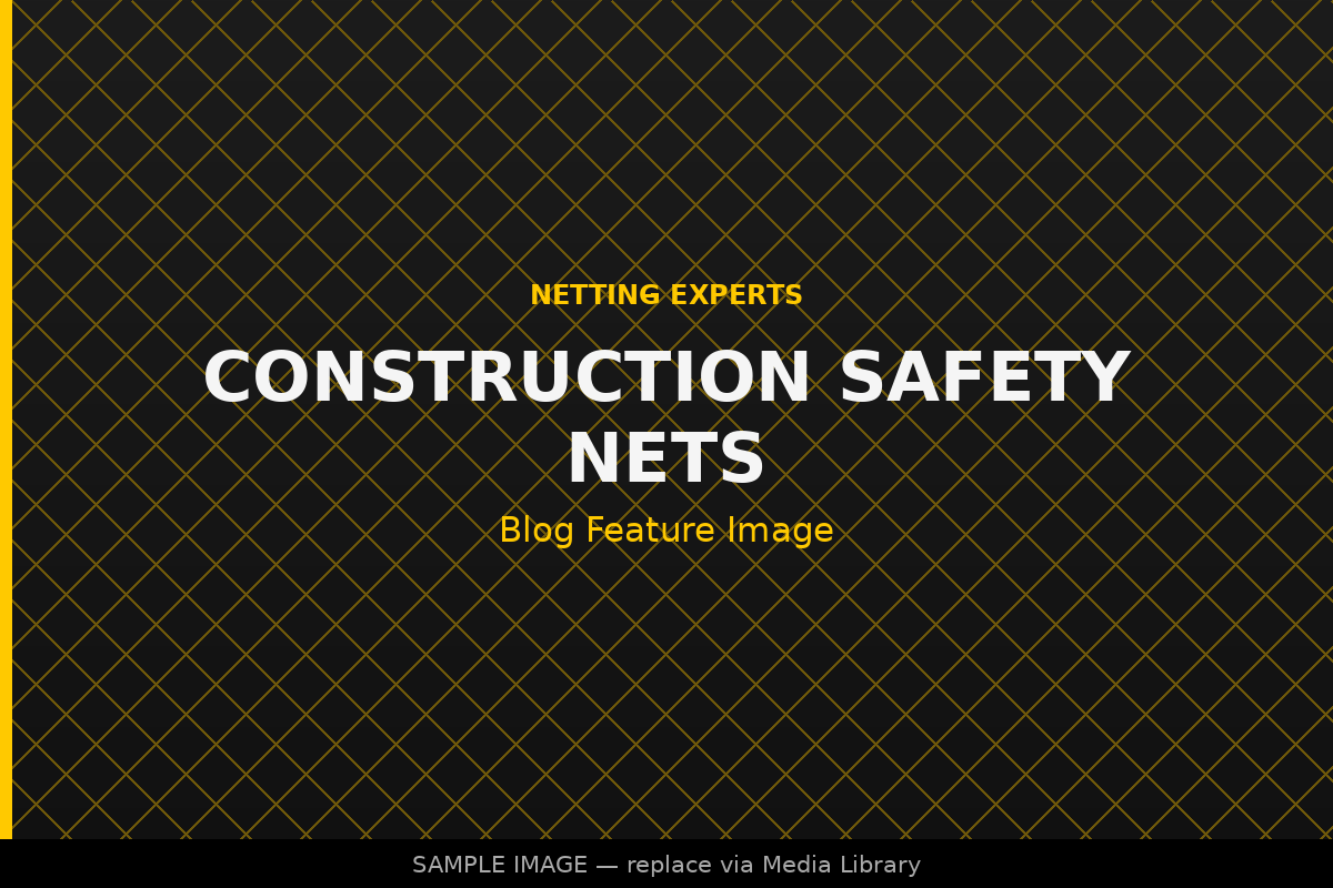 Why Every Construction Site Needs IS 11057-Compliant Safety Nets