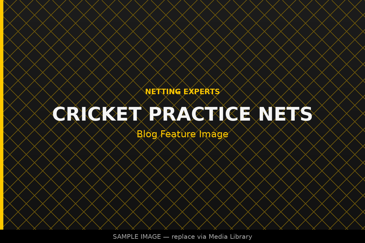 Choosing the Right Cricket Practice Nets for Your Academy or Society